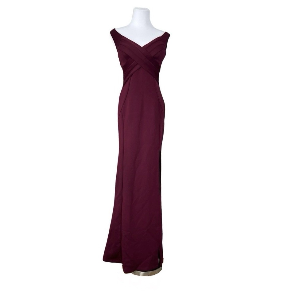 Emerald‎ Sunday Sleeveless Evening Brides Maid Sleeveless Long Dress MEDIUM Slit